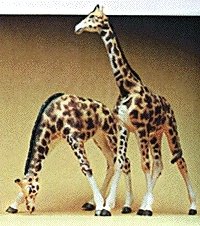 Animals -- Giraffes pkg(2), HO, Preiser Kg 20385