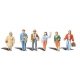 Architectural Models(R) Standing People -- 1/8′, 1/96, Woodland Scenics 2036