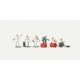 Road Race Track Pit Stop Mechanics -- pkg(6), N, Merten 272331