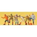 Recreation & Sports -- Mountain Climbers pkg(6), HO, Preiser Kg 14082