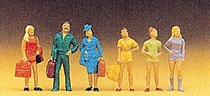 Passengers -- Teenage, HO, Preiser Kg 14123