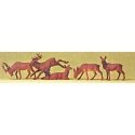 Deer -- pkg(5), HO, Preiser Kg 14179
