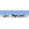 Majestic Horses pkg(9), HO, Walthers SceneMaster 6074