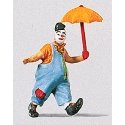 Clown w/Umbrella, HO, Preiser Kg 29001