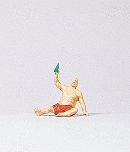 Individual Figure - Pedestrians -- Enjoying Wine, HO, Preiser Kg 28046