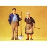 Farmer & His Wife, G, Preiser Kg 45071