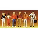 1/50 Scale Figures -- People Walking pkg(6), 1/50, Preiser Kg 68204