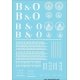 Railroad Decal Set -- Baltimore & Ohio Roadname Set (white), N, Tichy Train Group 10421N