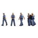 Police Officers (Modern) -- pkg(6), HO, Faller Gmbh 151716