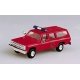 Military - US Air Force (Modern) - Light Trucks -- Chevrolet Suburban - Fire Chief (red), HO, Trident Miniatures 90111