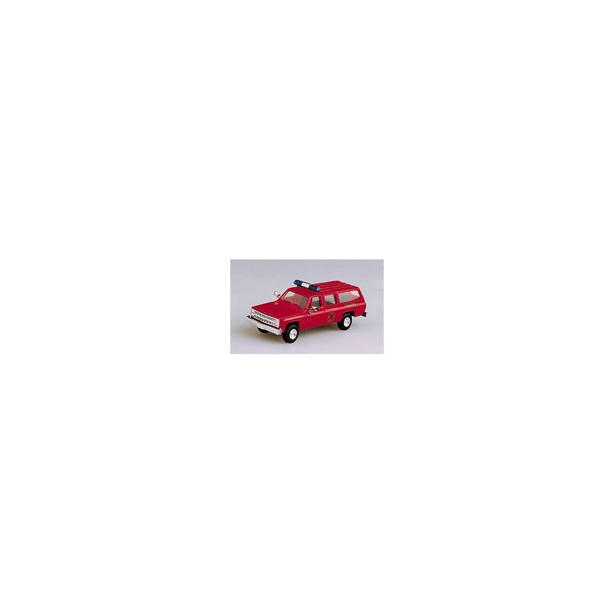 Military - US Air Force (Modern) - Light Trucks -- Chevrolet Suburban - Fire Chief (red), HO, Trident Miniatures 90111