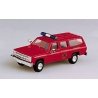 Military - US Air Force (Modern) - Light Trucks -- Chevrolet Suburban - Fire Chief (red), HO, Trident Miniatures 90111