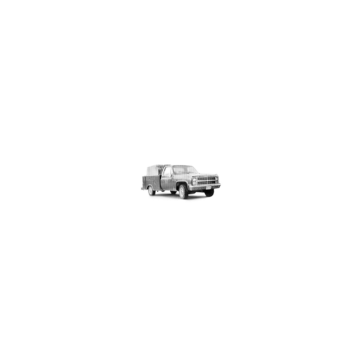 American Pick-Up Trucks - Chevrolet -- With Utility Body (Chassis), HO, Trident Miniatures 90017