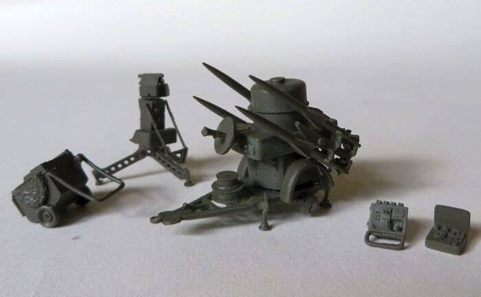 British Army Surface-to-Air Missies - Resin Kit -- BAe Rapier, HO, Trident Miniatures 87192