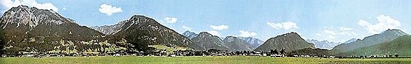 Oberstdorf Background Scene -- Approixmately 114 x 18′ 290 x 45.7cm, All Scales, Faller Gmbh 180516