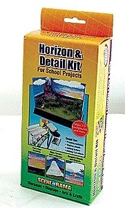 Scene-A-Rama(TM) Diorama Project Accessories -- Horizon & Detail Kit, HO, Woodland Scenics 4132