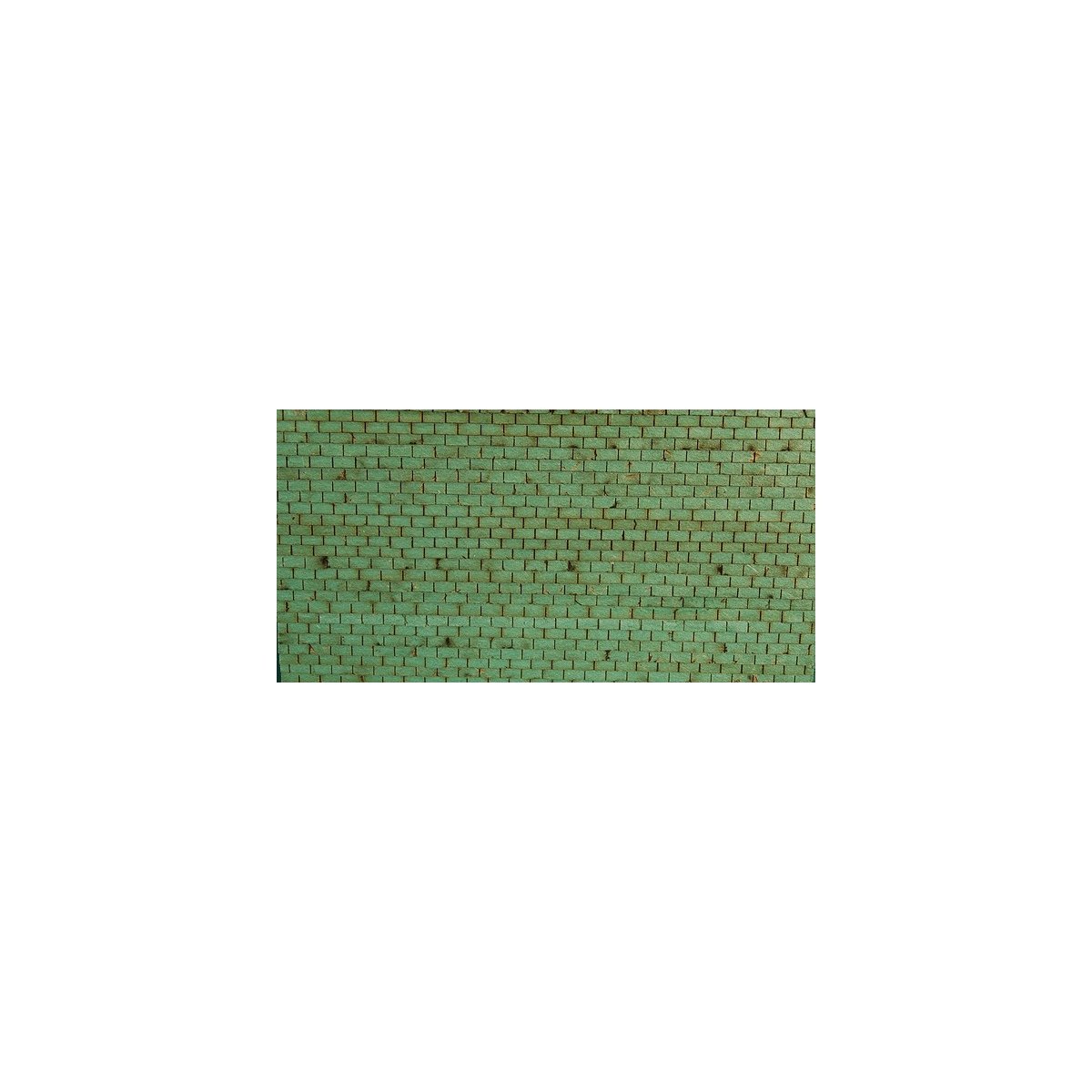 Laser-Cut Roof Shingles 3-Tab - 11-1/2′ Long - 84 Square Inch Coverage -- Green, HO, GCLaser 11133