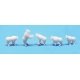 Mountain Goats -- Unpainted 3D Printed Figures pkg(5), N, All Scale Miniatures 1600964