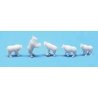 Mountain Goats -- Unpainted 3D Printed Figures pkg(5), N, All Scale Miniatures 1600964