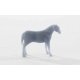 Horse -- Unpainted 3D Printed Figure, HO, All Scale Miniatures 871953