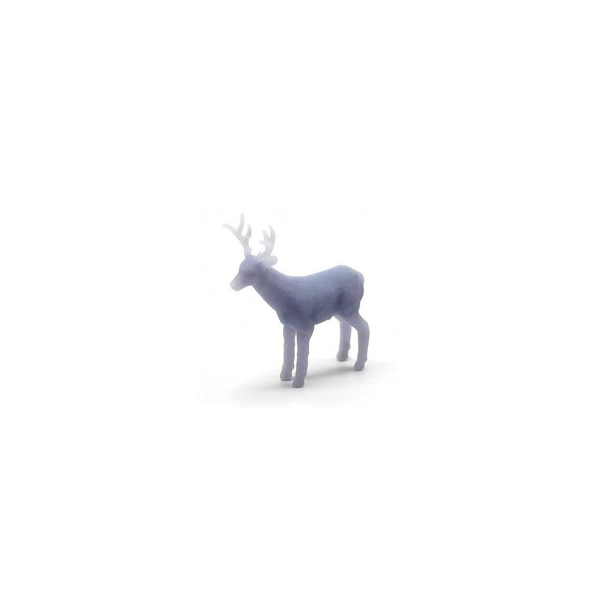 Buck Deer -- Unpainted 3D Printed Figure, HO, All Scale Miniatures 871303