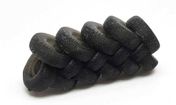 Tire Braid -- Unpainted 3D Printed Part, N, All Scale Miniatures 1601973