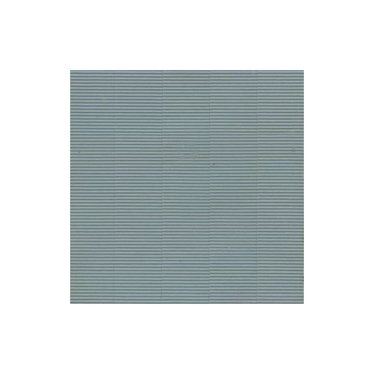 Roof Sections -- Corrugated Metal (light gray), HO, Kibri 34143