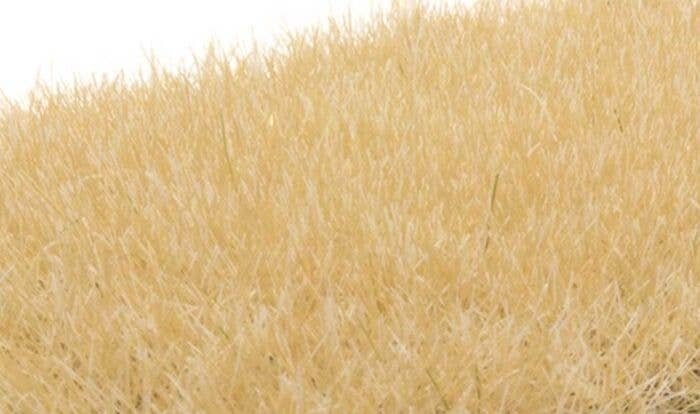 Static Grass - Field System -- Straw 1/4′ 7mm Fibers, All Scales, Woodland Scenics 624