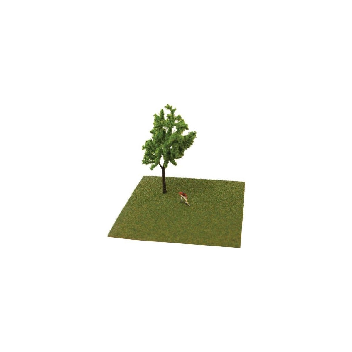 Static Grass Flocking -- Green Blend 3/32′ 2.5mm Fibers, 3-1/2oz 100g, All Scales, Walthers SceneMaster 1206