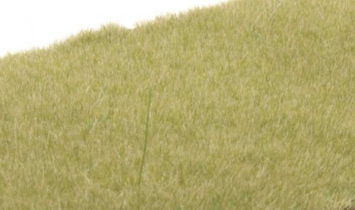 Static Grass - Field System -- Light Green 1/16′ 2mm Fibers, All Scales, Woodland Scenics 615