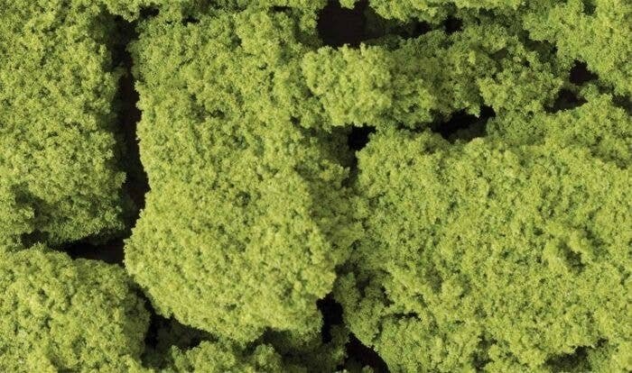 Foliage Clusters(TM) - 45 Cubic Inches 737 Cubic cm -- Light Green, All Scales, Woodland Scenics 57
