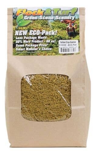 Super Turf Ground Cover ECO Pack Bag - 48oz 1.4L -- Forest Green, All Scales, Scenic Express 863E