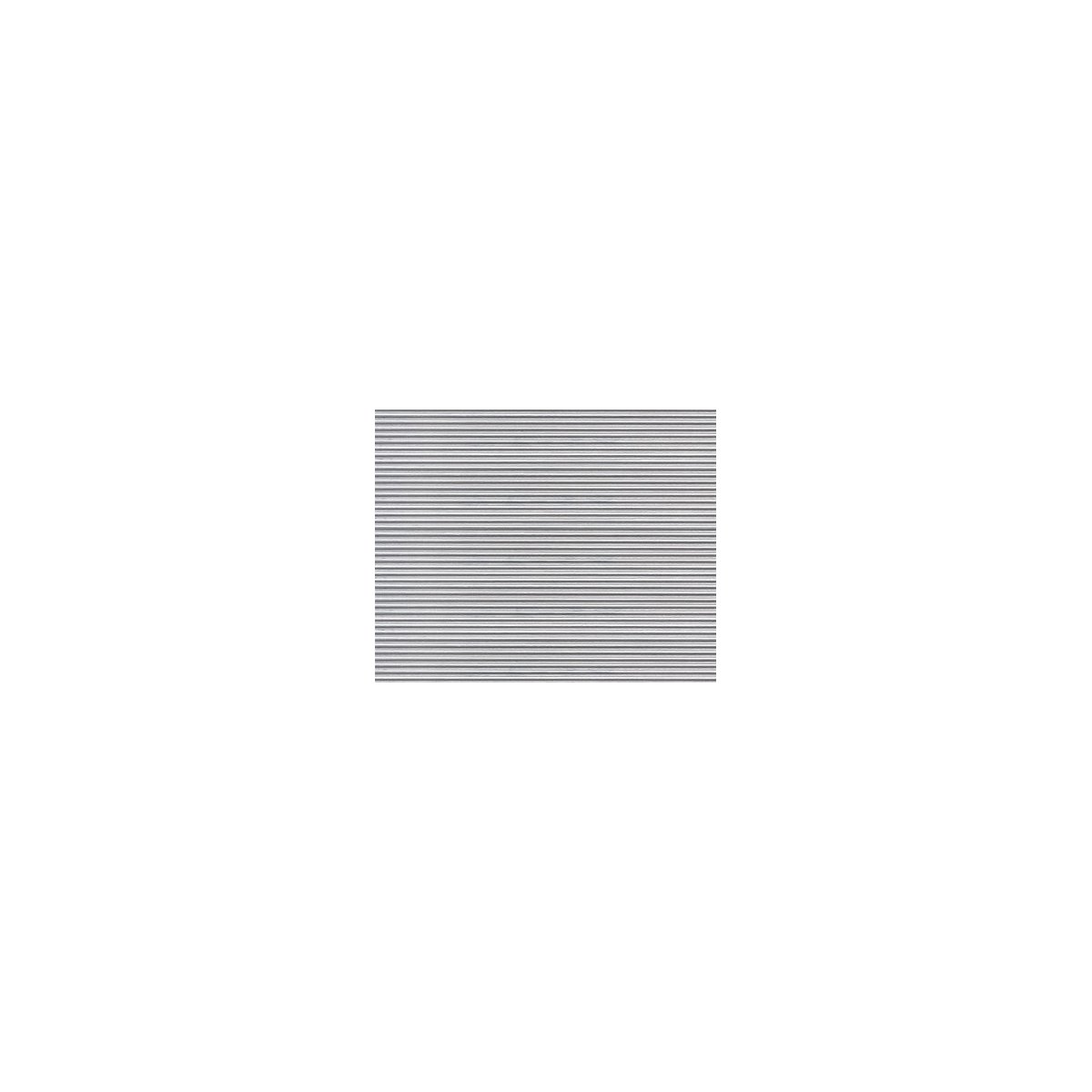 Patterned Sheets - Siding - Corrugated - .020 x 7 x 12` pkg(2) -- White - .030` Spacing, N, Plastruct Inc 91510