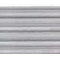 Patterned Sheets - Siding - Corrugated - .020 x 7 x 12` pkg(2) -- White - .030` Spacing, N, Plastruct Inc 91510