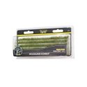 Peel `n` Place Tufts -- Med Green Edging Strips, All Scales, Woodland Scenics 781
