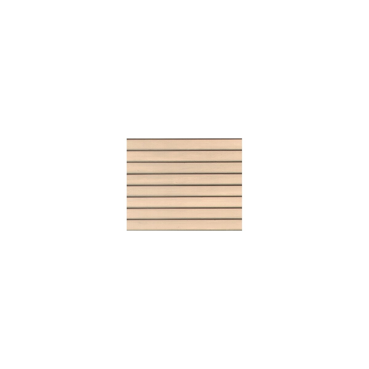 Patterned Sheets - Siding - Clapboard - .020 x 7 x 11` pkg(2) -- White - .250` Spacing, ALL, Plastruct Inc 91554