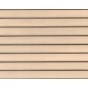 Patterned Sheets - Siding - Clapboard - .020 x 7 x 11` pkg(2) -- White - .250` Spacing, ALL, Plastruct Inc 91554