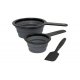 Plaster Mixing Set -- 1 Each: 32oz 946mL Bowl, 8oz 236mL Measuring Cup, Spatula, All Scales, Woodland Scenics 1187