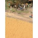 Harvest Wheat Field -- Brown, HO, Walthers SceneMaster 1143