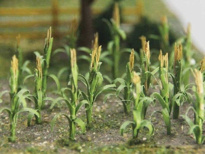 Corn Stalks -- 1′ 2.5cm Tall pkg(30), HO, Bachmann Industries 32501