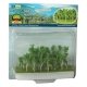 Woods Edge Trees pkg(20) -- Pastel Green - 2 to 2-1/2′ 5.1 to 6.4cm, All Scales, JTT Miniature Tree 95619