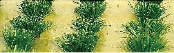 Detachable Bushes pkg(30) -- Grass Bunches 3/8′ 1cm Tall, HO, JTT Miniature Tree 95580