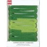 Hedge -- Green 59 x 11/16′ 150 x 1.8cm, HO, Busch Gmbh & Co Kg 7151