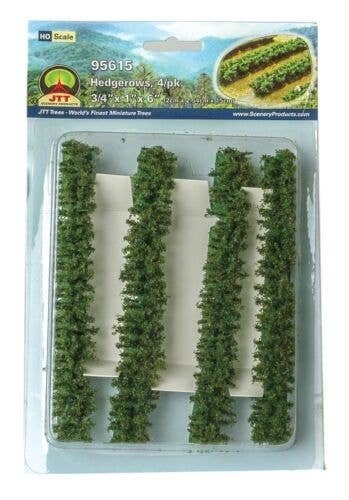 Hedgerows -- 3/4 x 1 x 6′ pkg(4), All Scales, JTT Miniature Tree 95615