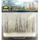 Woods Edge Trees -- Bare 3 to 3-1/2′ pkg(14), All Scales, JTT Miniature Tree 95629