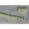 Concrete Curbs and Sidewalks -- Kit pkg(28), HO, Walthers Cornerstone 3187