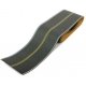 Flexible Self-Adhesive Paved Roadway -- Vintage and Modern No Passing Zone (Double Yellow Ce, HO, Walthers SceneMaster 1252