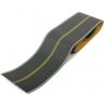 Flexible Self-Adhesive Paved Roadway -- Vintage and Modern No Passing Zone (Double Yellow Ce, HO, Walthers SceneMaster 1252