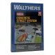 Concrete Street System -- Kit - Complete Set, HO, Walthers Cornerstone 3138