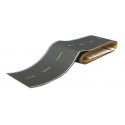 Flexible Self-Adhesive Paved Roadway -- Modern Highways (yellow dashed centerline, white edg, HO, Walthers SceneMaster 1251